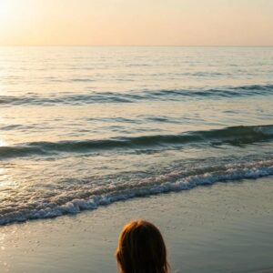 California beach at sunset representing hope and new beginnings in the divorce process